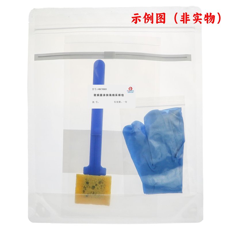 含BPW的无菌海绵涂抹棒/用于学校食堂环境检测大面积采样 None