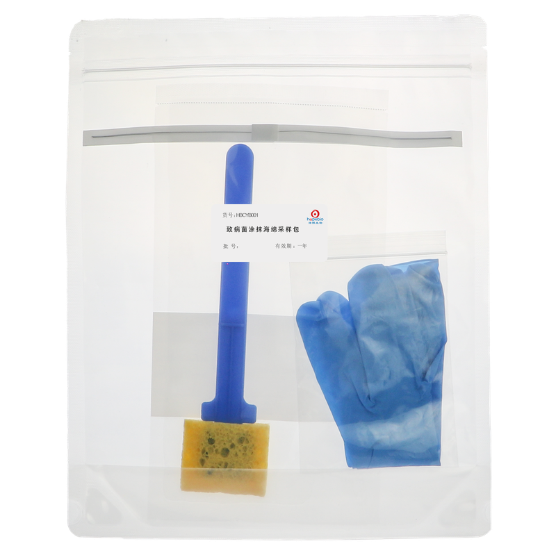 致病菌涂抹海绵采样包/用于学校食堂环境检测大面积采样 None