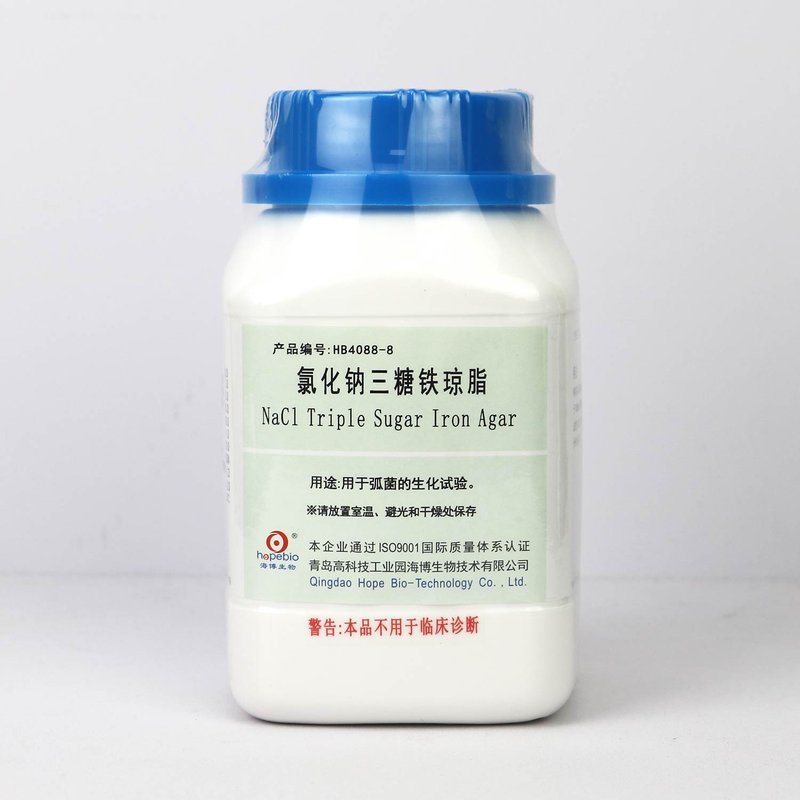 氯化钠三糖铁琼脂/用于弧菌的生化试验 NaCl Triple Sugar Iron Agar