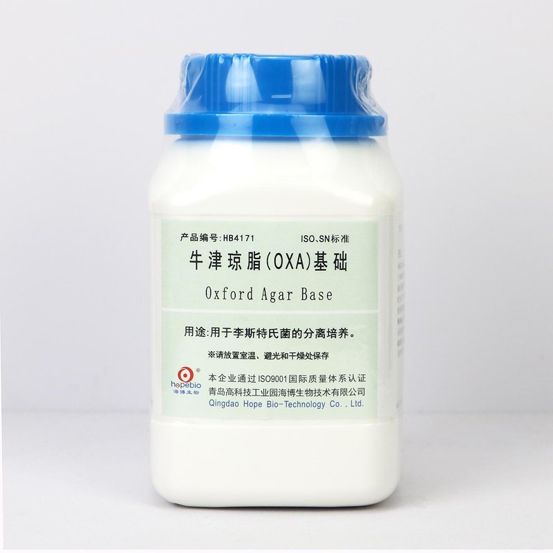 牛津琼脂(OXA)基础/用于李斯特氏菌的分离培养（ISO、SN标准） Oxford Agar Base