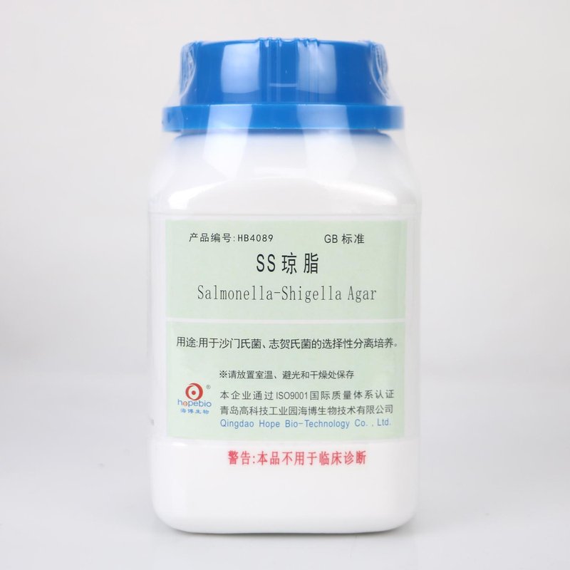 SS琼脂/用于沙门氏菌，志贺氏菌的选择性分离培养（GB标准） Salmonella-Shigella Agar