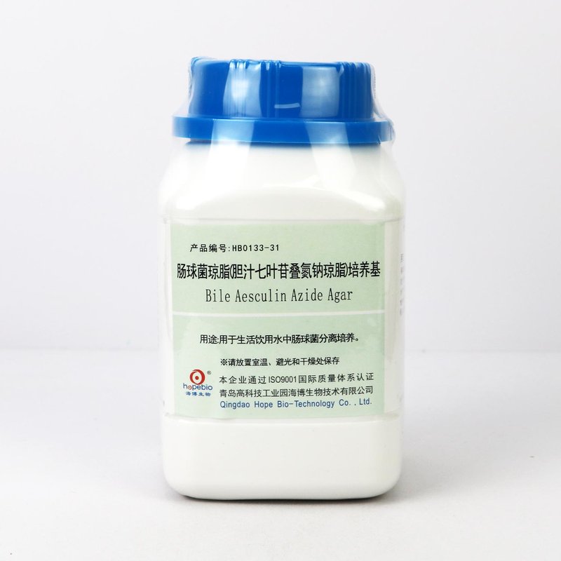 肠球菌琼脂(胆汁七叶苷叠氮钠琼脂)培养基/用于生活饮用水中肠球菌分离培养(GB/T5750.12-2023 生活饮用水标准) Bile Aesculin Azide Agar
