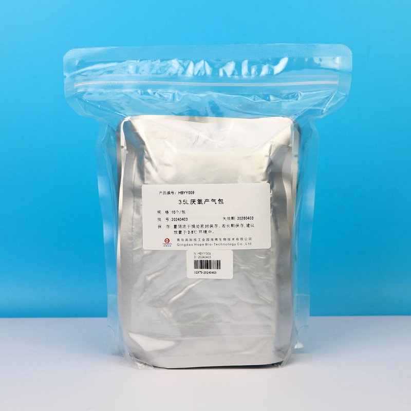 Anaerobic gas producting bag