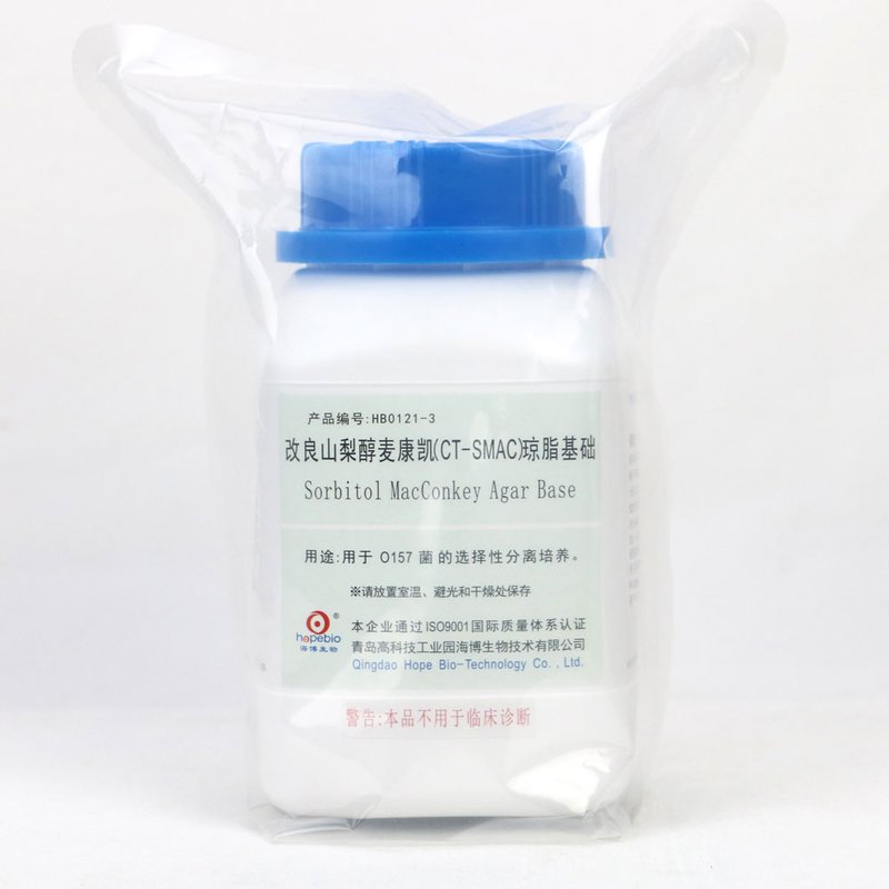 改良山梨醇麦康凯(CT-SMAC)琼脂/用于O157菌的选择性分离培养 Sorbitol MacConkey Agar Base