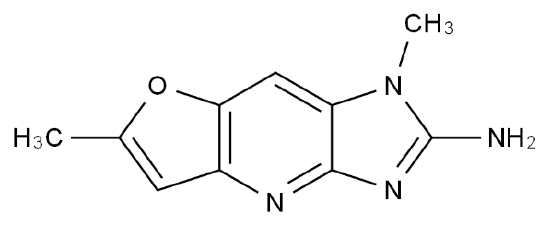 2-氨基-1,6-二甲基呋喃[3,2-e]咪唑并[4,5-b]吡啶 2-Amino-1,6-dimethylfuro[3,2-e]imidazo[4,5-b]pyridine