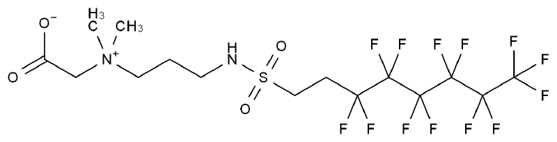 N-[羧甲基-N,N-二甲基-3-[(3,3,4,4,5,5,6,6,7,7,8,8,8-十三氟代辛基)磺酰胺基]丙基]铵内盐 Carboxymethyldimethyl-3-[[(3,3,4,4,5,5,6,6,7,7,8,8,8-tridecafluorooctyl)sulphonyl]amino]propylammonium Hydroxide