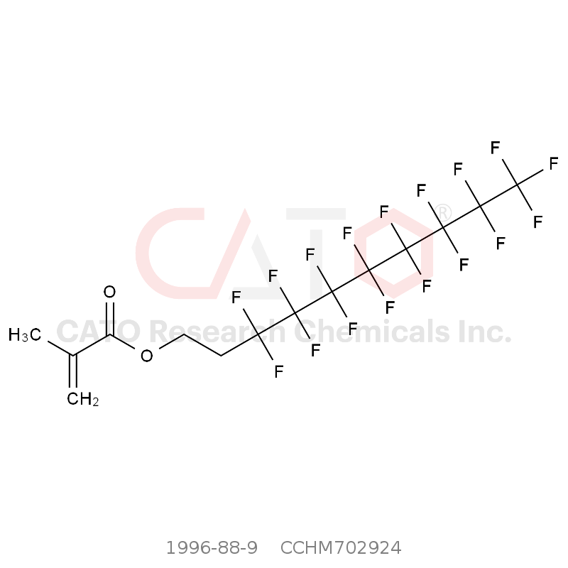 2-(全氟辛基)乙基甲基丙烯酸酯 3,3,4,4,5,5,6,6,7,7,8,8,9,9,10,10,10-Heptadecafluorodecyl methacrylate