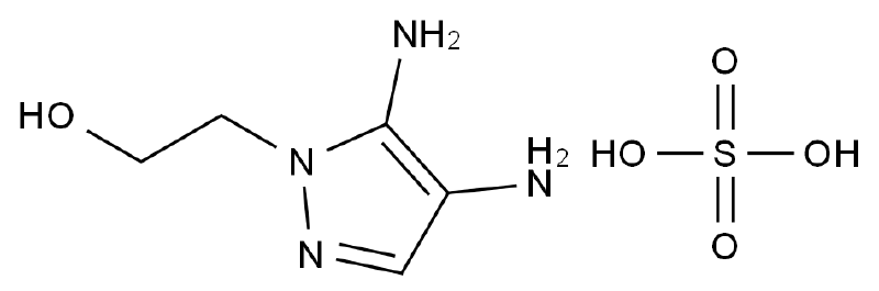 4,5-二氨基-1-(2-羟乙基)吡唑硫酸盐 4,5-Diamino-1-(2-hydroxyethyl)pyrazole sulfat