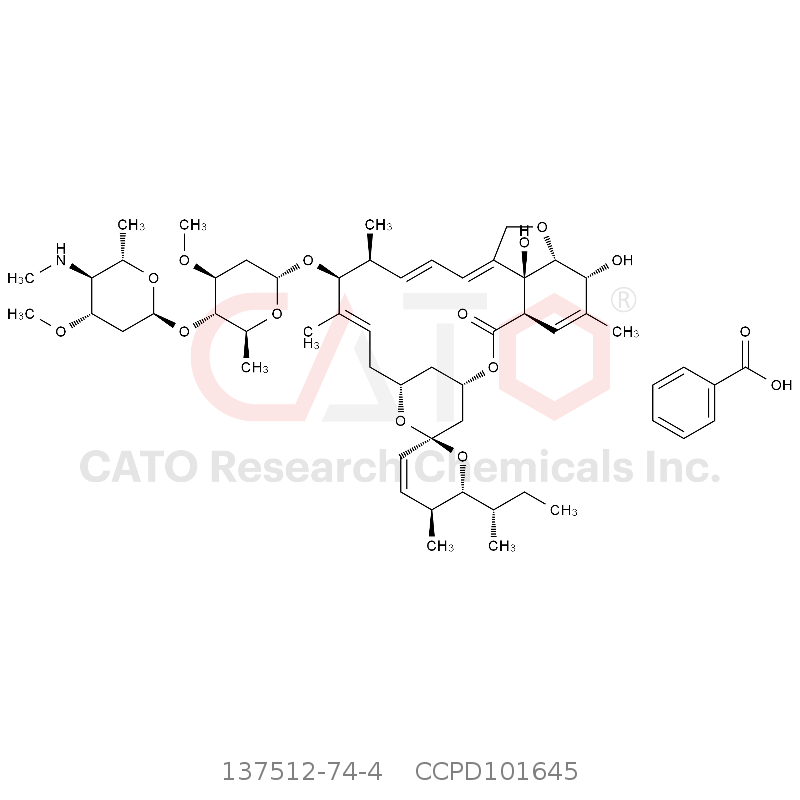甲维菌素B1苯甲酸盐( B1a and B1b混合物) Emamectin B1 Benzoate (Mixture of B1a and B1b)