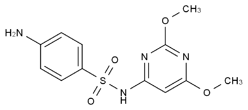 磺胺二甲氧哒嗪 Sulfadimethoxine