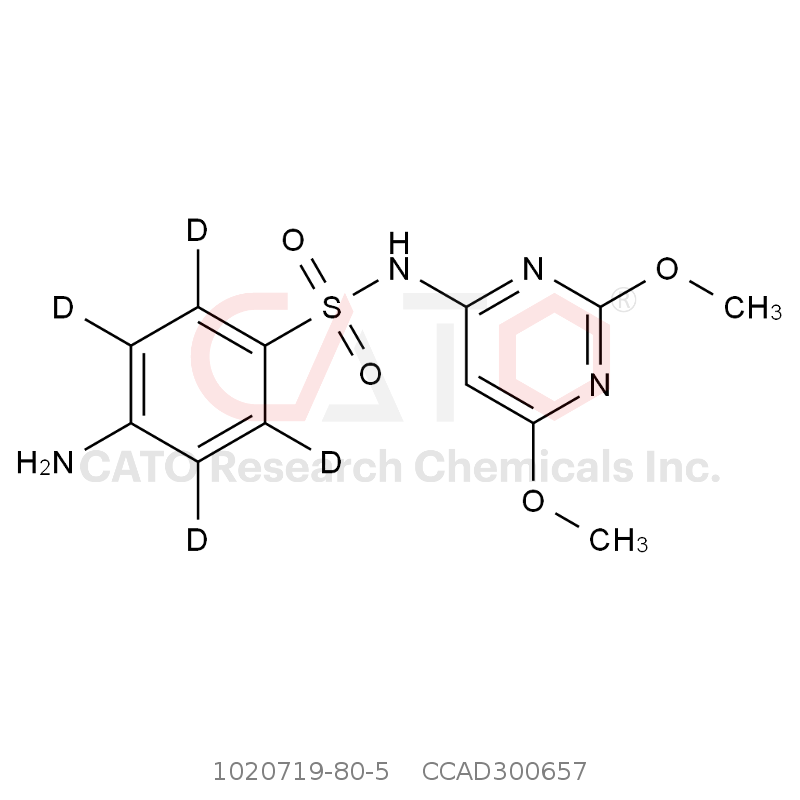 氘代磺胺间二甲氧嘧啶-D4