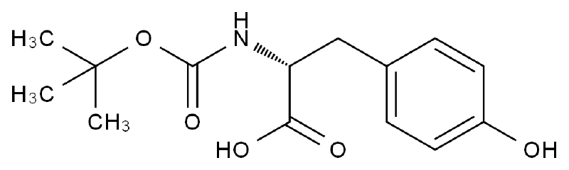 N-(叔丁氧羰基)-D-酪氨酸 N-(tert-Butoxycarbonyl)-D-tyrosine