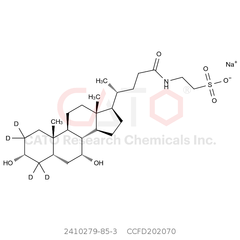 牛磺鹅去氧胆酸钠盐-D4