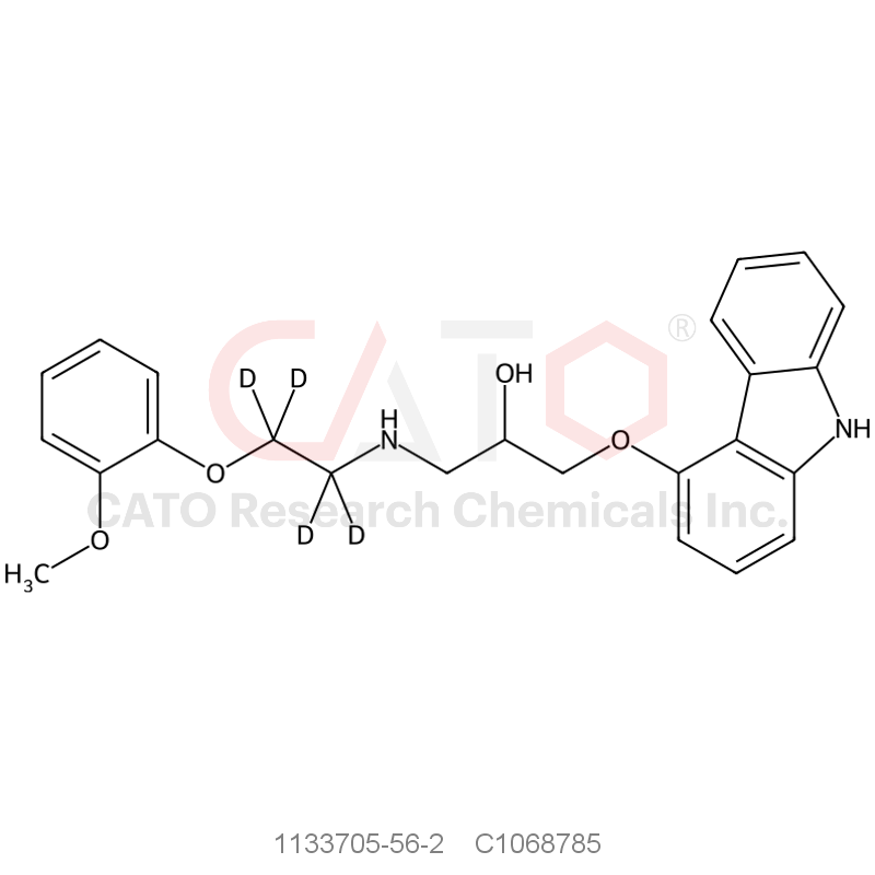 卡维地洛-d4 (±)-Carvedilol-d4