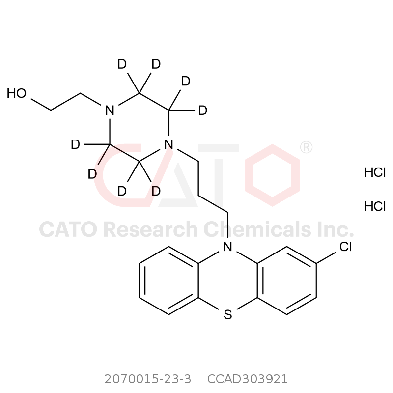 奋乃静-D8-二盐酸盐 Perphenazine-D8 dihydrochloride