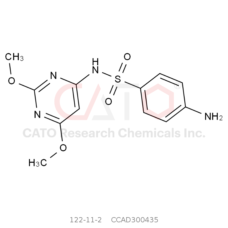 磺胺间二甲氧嘧啶(磺胺地索辛，磺胺二甲氧嘧啶）