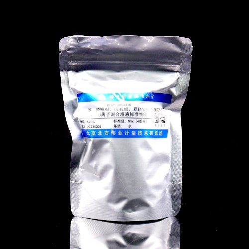 水中4种阴离子混合溶液标准物质（氯、硝酸根、硫酸根、亚硝酸根）/HJ 84-2016 4 Mix Anionic in water