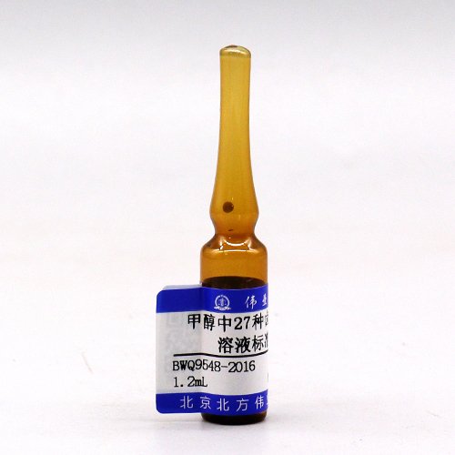 甲醇中27种卤代烃混合溶液标准物质(GB/T5750.8-2023生活饮用水检验方法第8部分4.3)/GB/T 5750.8-2023 27 Mix ketones in methanol