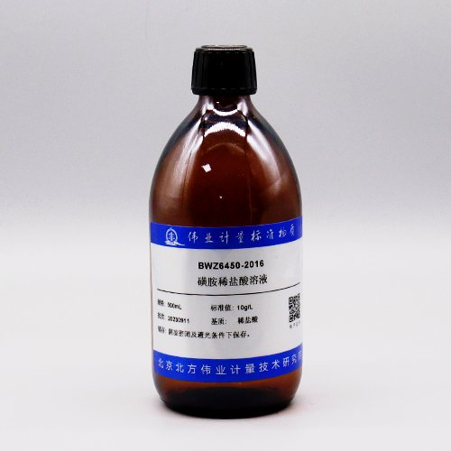 Sulfonamide dilute hydrochloric acid solution
