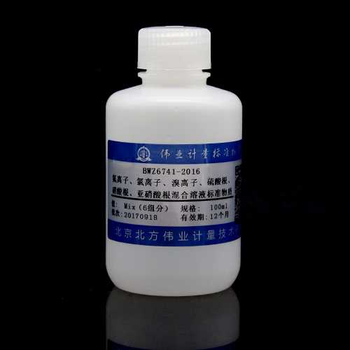 6 Mix anions in water