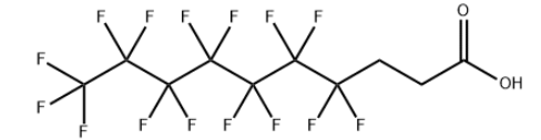乙腈中2H,2H,3H,3H-全氟癸酸(含支链)溶液，1000μg/mL 2H,2H,3H,3H-Perfluorodecanoic acid (including branched chain) Solution in Acetonitrile, 1000μg/mL