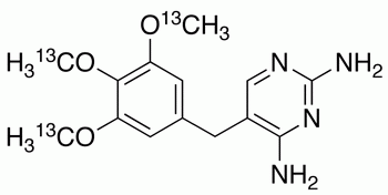 甲醇中甲氧苄氨嘧啶-13C3溶液，100μg/mL Trimethoprim-13C3 Solution in Methanol, 100μg/mL