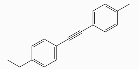 甲醇中1-乙基-4-(对甲苯乙炔基)苯溶液，100μg/mL 1-Ethyl-4-(p-tolylethynyl)benzene Solution in Methanol, 100μg/mL