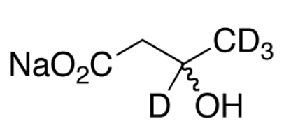 水中β-羟基丁酸-D4钠盐溶液，100μg/mL β-Hydroxybutyric acid-d4 sodium salt Solution in Water, 100μg/mL