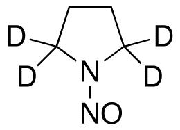 甲醇中N-亚硝基吡咯烷-D4溶液，1000μg/mL 1-Nitrosopyrrolidine-d4 Solution in Methanol, 1000μg/mL