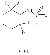 水中甜蜜素-D4溶液，100μg/mL Sodium cyclamate-d4 Solution in Water, 100μg/mL