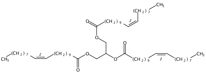 二十碳一烯酸甘油三酯(顺-11) cis-11-Trieicosenoin