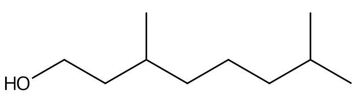 甲醇中四氢香叶醇溶液，100μg/mL Tertrahydro geraniol Solution in Methanol, 100μg/mL