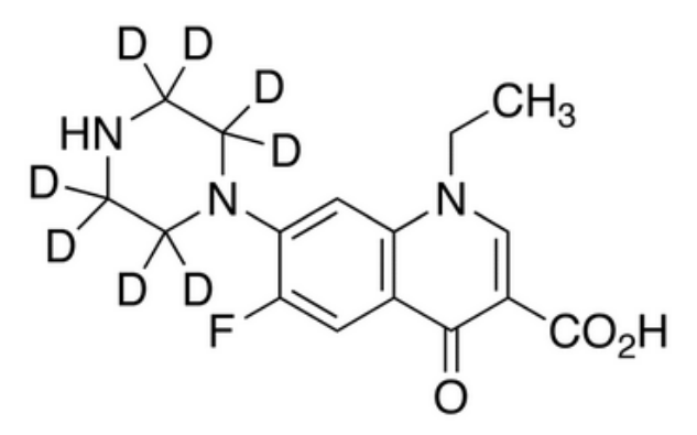 甲醇中诺氟沙星-D8溶液，100μg/mL Norfloxacin-d8 Solution in Methanol, 100μg/mL
