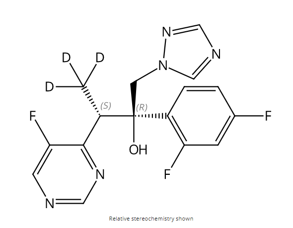 甲醇中(±)-伏立康唑-D3溶液，100μg/mL (±)-Voriconazole-d3 Solution in Methanol, 100μg/mL