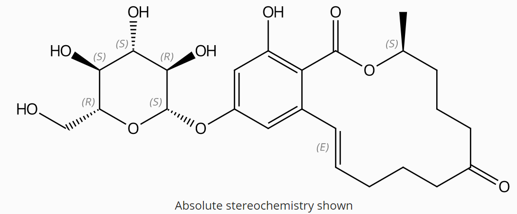 乙腈/水中玉米赤霉烯酮-4-O-β-D-葡萄糖苷溶液，100μg/mL Zearalenone-4-O-β-D-glucopyranoside Solution in Acetonitrile/Water, 100μg/mL