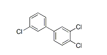 正己烷中3,3',4-三氯联苯溶液，100μg/mL 3,3',4-Trichlorobiphenyl Solution in Hexane, 100μg/mL