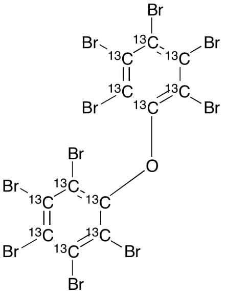 甲苯中十溴联苯醚-13C12溶液，5μg/mL Decabromodiphenyl ether-13C12 Solution in Toluene, 5μg/mL