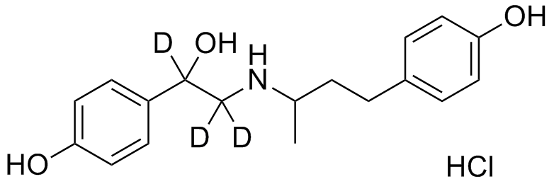 甲醇中莱克多巴胺-D3盐酸盐溶液，100μg/mL Ractopamine-d3 hydrochloride Solution in Methanol, 100μg/mL