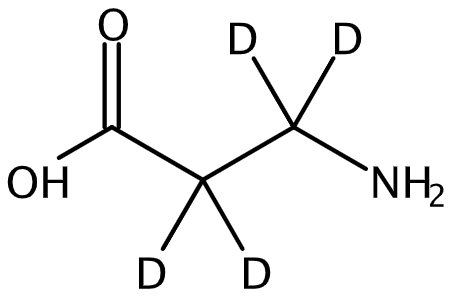 水中β-丙氨酸-D4溶液，100μg/mL β-Alanine-d4 Solution in Water, 100μg/mL
