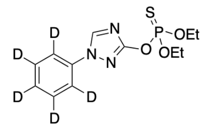 丙酮中三唑磷-D5溶液，100μg/mL Triazophos-d5 Solution in Acetone, 100μg/mL