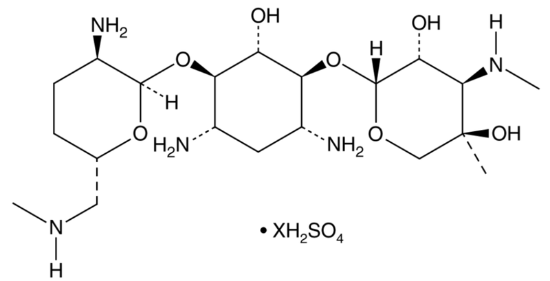 水中硫酸小诺米星溶液，100μg/mL Micronomicin sulfate Solution in Water, 100μg/mL