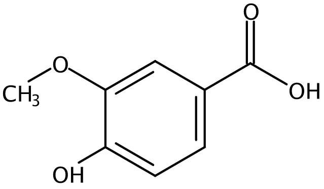 甲醇中香草酸溶液，1000μg/mL Vanillic acid Solution in Methanol, 1000μg/mL