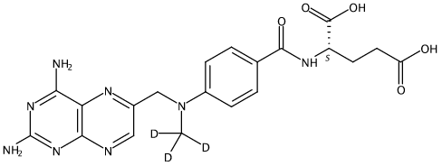 二甲基亚砜中甲氨蝶呤-D3溶液，100μg/mL Methotrexate-d3 Solution in DMSO, 100μg/mL