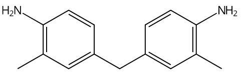 甲醇中3,3'-二甲基-4,4'-二氨基二苯甲烷溶液，100μg/mL 3,3'-Dimethyl-4,4'-diaminodiphenylmethane Solution in Methanol, 100μg/mL