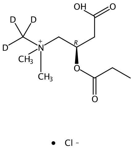 甲醇中丙酰基-L-肉碱-D3氯化物溶液，100μg/mL Propionyl-L-carnitine-d3 chloride Solution in Methanol, 100μg/mL