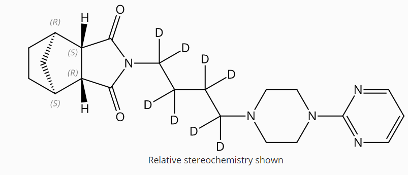 甲醇中坦度螺酮-D8溶液，100μg/mL Tandospirone-d8 Solution in Methanol, 100μg/mL
