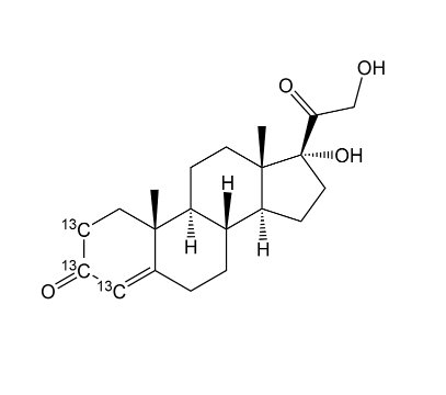 甲醇中脱氧可的松-13C3溶液，100μg/mL Cortexolone-13C3 Solution in Methanol, 100μg/mL