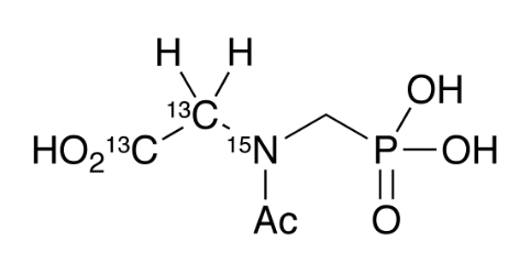 水中N-乙酰草甘膦-13C2,15N溶液，100μg/mL N-Acetyl glyphosate-13C2,15N Solution in Water, 100μg/mL