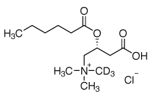 甲醇中己酰基-L-肉碱-D3氯化物溶液，100μg/mL Hexanoyl-L-carnitine-d3 chloride Solution in Methanol, 100μg/mL