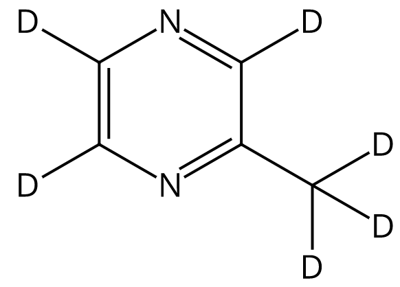 甲醇中2-甲基吡嗪-D6溶液，100μg/mL 2-Methylpyrazine-d6 Solution in Methanol, 100μg/mL